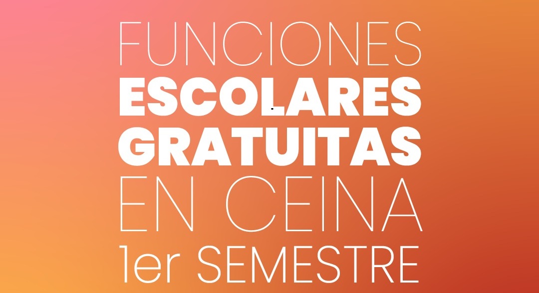 Funciones Escolares Gratuitas – Primer Semestre 2026